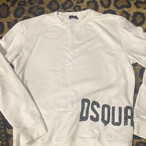 DSQUARED2 Cream Crewneck Sweater